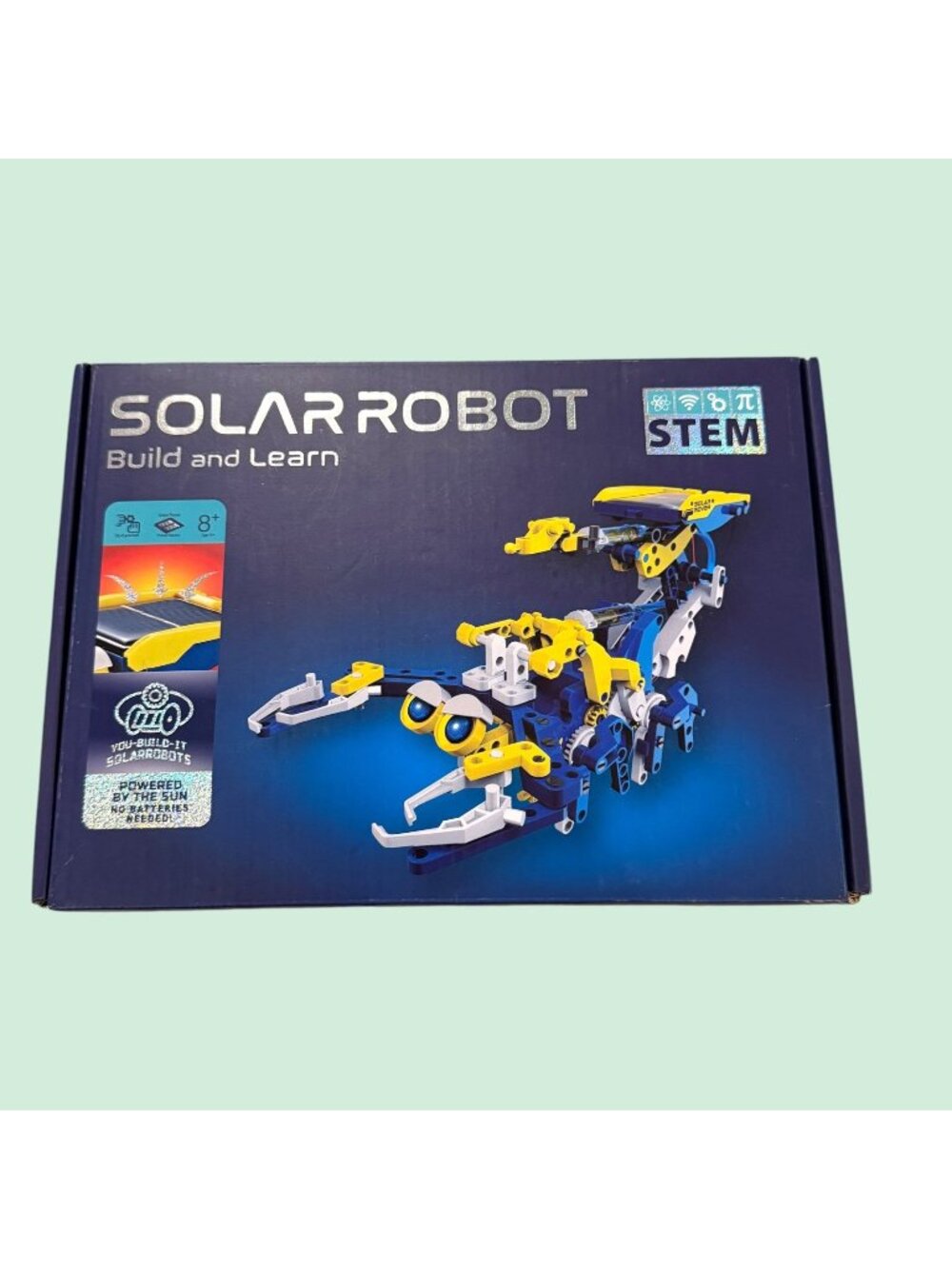STEM Solar Robot Build & Learn 12-in-1 Solar Robotics Kit No. 220B NEW Sealed
